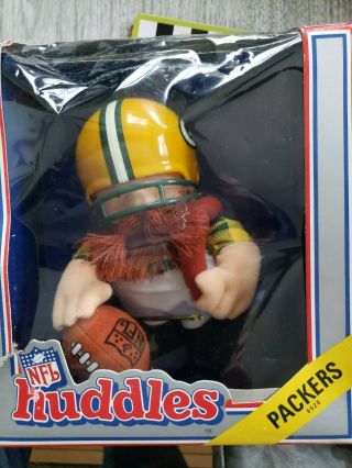 Vintage Rare 1983 Green Bay Packers Nfl Huddles Collectible Plush Mascot