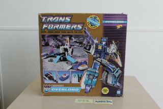 Powermaster Overlord Mib European Transformers G1 Takara Vintage Rare