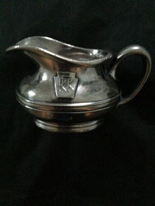 Antique Pennsylvania Railroad Creamer & Sugar Bowl