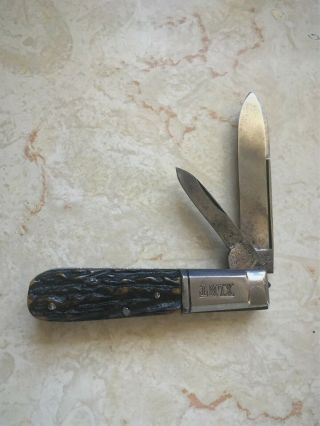 Old Vintage Antique XLNT Stag Handle Barlow Knife Germany 3