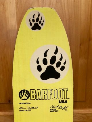 Vintage BARFOOT Twin Tip Snowboard 3