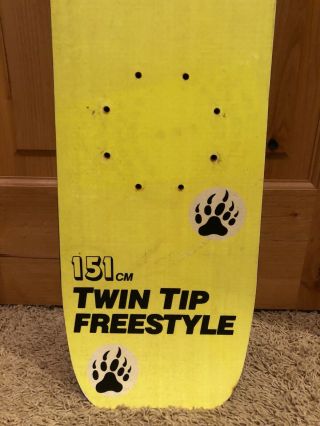 Vintage BARFOOT Twin Tip Snowboard 5