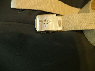 Wwii Us Army Air Corps Brass Buckle And Belt