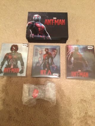 Ant - Man Blufans Blu - Ray Steelbook 1 Click Set Rare