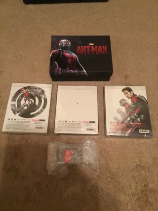 ANT - MAN BLUFANS BLU - RAY STEELBOOK 1 CLICK SET RARE 4