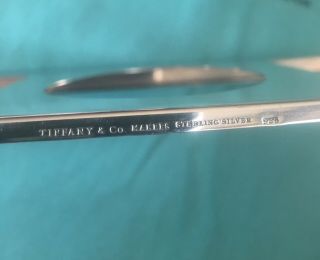 Vintage Estate Tiffany and Co Sterling Silver Triple Picture Frame w/ Pouch 7