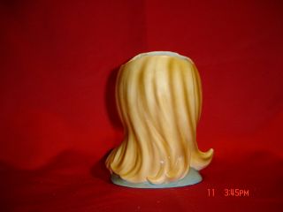 Vintage Ladies Head Vase Inarco E - 2967 Blond Hair 3