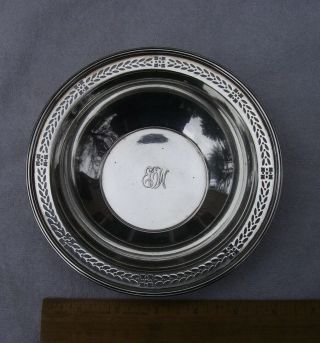 Vintage Tiffany & Co.  Sterling Small Bowl - 6 1/4 Inch - Pierced Edge - Mono Ecw - Nr