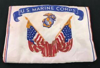 Wwii Us Marine Corps War Ration Card Sweetheart Cloth Cover