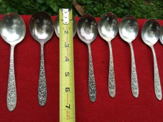 49 pc NATIONAL SILVER CO.  NARCISSUS RARE PATTERN FLATWARE set of 8 6