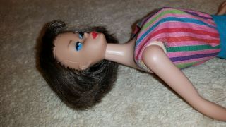 Vintage Brunette Long Hair American Girl Barbie Doll High Color 5