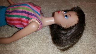 Vintage Brunette Long Hair American Girl Barbie Doll High Color 6