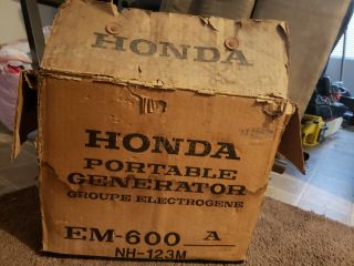 Vintage Honda EM - 600 Portable Generator 2