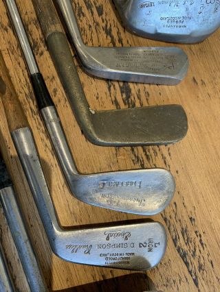 Vintage Antique Golf Clubs - Collectable Hickory Niblick Rustless 3
