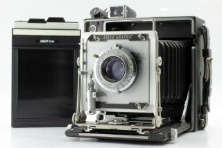 【rare U.  S.  Propery N.  Mint】 Graflex Speed Graphic W/ Lens,  Holder Japan S119