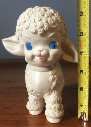 Vintage 1955 The Sun Rubber Co Baby Sheep Lamb Toy