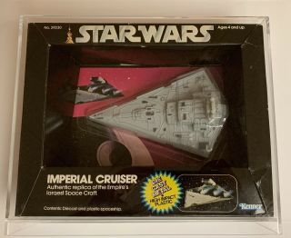 Vintage Star Wars Die Cast Imperial Cruiser Destroyer Misb 1977 Kenner