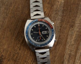 Vintage Seiko 6139 - 6005 Pogue Automatic Stainless Steel Chronograph Watch