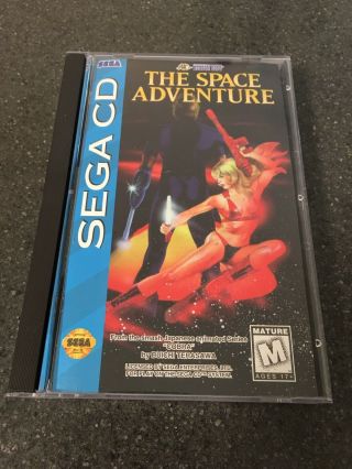 The Space Adventure Sega Cd Video Game Work Rare With Card