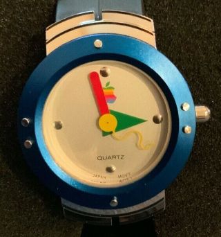 Nos Apple Quartz Watch 1995 Vintage - Mac Os Promo Watch Good Band