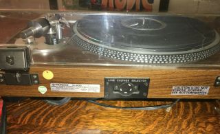 Vintage PIONEER PL - 530 Direct Drive Stereo Turntable With Dust Cover 1970 ' s 10