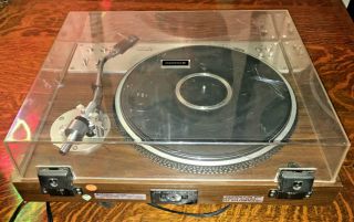 Vintage PIONEER PL - 530 Direct Drive Stereo Turntable With Dust Cover 1970 ' s 11