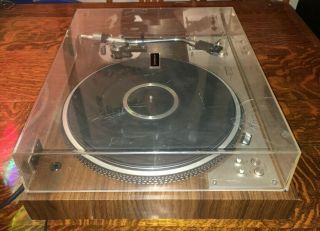Vintage PIONEER PL - 530 Direct Drive Stereo Turntable With Dust Cover 1970 ' s 9