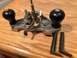 Vintage Stanley No 71 Router Plane,  3 Cutters,  Depth - Stop And Fence,  Complete.