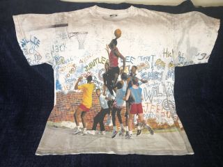 Nike Vintage Air Jordan Playground 1999 T - Shirt Large Very Rare