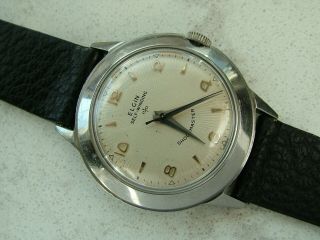 Vintage Elgin 643 Automatic Watch - - - Textured Dial & 35mm Stainless Steel Case
