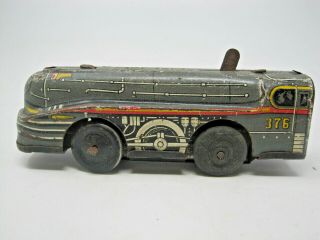 Marx Tin Litho Toy Train Vintage Collectable Antique Engine 376 4 "