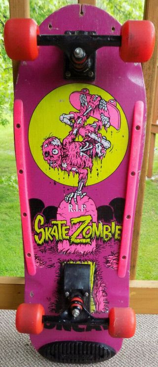 1987 Valterra Skate Zombie Skateboard Concave Team Deck