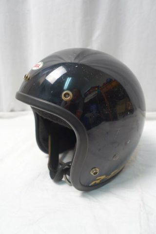 Vintage 80’s Bell R - T Motorcycle Riding Racing Helmet 7 3/8