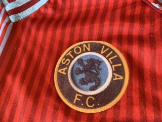 Aston Villa Vintage Home Football Shirt 1987/89 Adults Medium Hummel 4