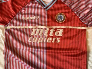 Aston Villa Vintage Home Football Shirt 1987/89 Adults Medium Hummel 8