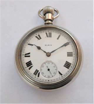 1926 Elgin 7 Jewelled Grade 288 Size 18 English Lever Pocket Watch