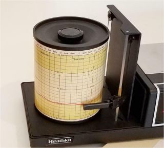 Heathkit Recording Barometer model ID - 2090 Extremely Rare 3