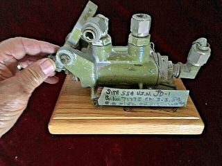 Rare Manifold Artifact From The Mid - Air Of Jd - 1 Buno 71772 & An F - 86f On 3 - 5 - 54