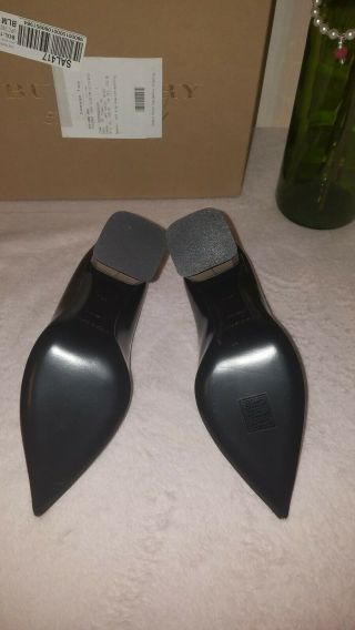 Burberry Women ' S Dashwood Vintage Check Pointed Toe High Block - Heel Pumps $620 7