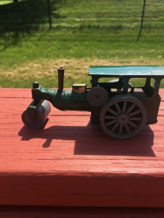 1950’s Triang Minic Clockwork Windup Scale Model Steam Roller.  Made In England