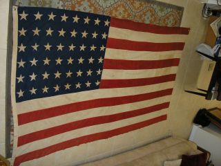 48 Star Us United States Of America Wwii World War Ii Battle Flag Large 7.  25x4.  5