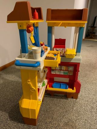 Vintage 1989 Fisher Price McDonalds Drive Thru Playset - RARE 5