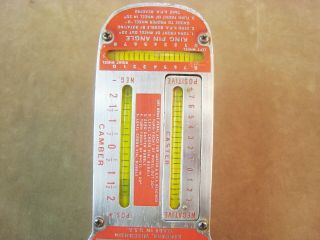 VINTAGE SNAP - ON NO.  WA - 60B ALIGNMENT TOOL BLUEPOINT MAGNETIC CASTER - CAMBER GAUGE 3