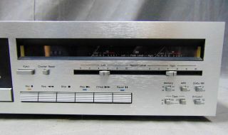 Vintage Nakamichi 480 2 Head Audiophile Cassette Deck Player Silver Face 3