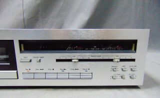 Vintage Nakamichi 480 2 Head Audiophile Cassette Deck Player Silver Face 5