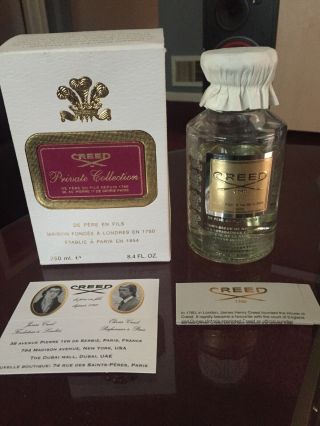 Vaulted Rare Creed Selection Verte 8.  4 Oz 75 Full Eau De Parfum Refillable