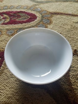 Antique Misty Rose Chinese Porcelain Blue & White Koi Fish Rice Bowl 4.  5 