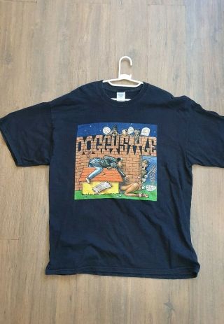 Vintage 1994 Snoop Doggy Dogg Doggystyle Album T Shirt Rap Tee Tupac Nwa Wutang