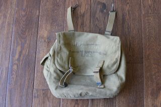 Wwii Airborne 1942 M1936 M36 Musette Bag Backpack Paratrooper