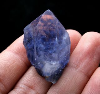136.  5ct Rare Natural Clear Blue Dumortierite Crystal Mineral Specimen